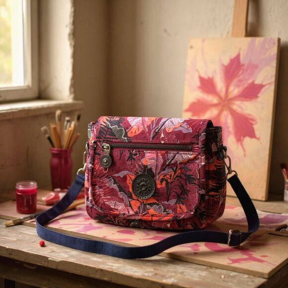 Kipling Sabian Printed Mini Crossbody Bag - Picture 1 of 11